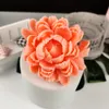 Przy 3D Flor Chrysanthemum Mold Silicone Soap Mold Ferramenta de Ferramenta Moldes Sabonete Fazendo Molde Resina Clay Cozimento Ferramentas Eco-Friendly 210225