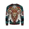 رجال الرجال للرجال Sweatshirts Goat Bohemian Style 3D Print Fashion for Men/Women مقنعين من النوع الثقيل سحاب غير الرسمي للجنسين Pullover B19