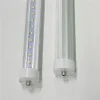 Wholesale LED Tubes Aluminum AC85-265V T8 8 feet 1200mm 6ft 100LM/W 8ft 40W Bright Lights 5000K 5500K 7000K G13 FA8 R17D Rotate Bulbs 2.4m Natural White 110V Manufacture