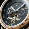 Bobo Bird Automatic Wood Horloges Koppels Auto Datum Display Lichtgevende Handen Mannelijke Quartz Klok Persoonlijke Custom Q0902