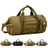 Gym Bag Men Sports Travel Gear Waterproof Large Space Hand Duffel For Fitness Tactical Barrel Army Fan Q0705