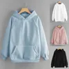 Dames Hoodies Sweatshirts Mannen Vrouwen Effen Kleur Zwart Rood Wit Grijs Roze Pullover Fleece Fashion Merk Herfst Winter Casual Tops