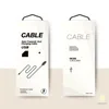 4 couleurs téléphone portable micro câble USB papier boîte d'emballage vide boîte d'emballage au détail pour ligne de données
