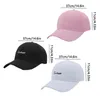 Chapéus ao ar livre tampas laváveis ​​de algodão liso Adorável símbolo chapéu sol pesca estilo hip hop unissex-tens preto branco rosa