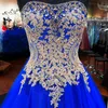 2022 Новые Сексуальные Моды Аппликации Синий A-Line Quinceanera Платья Тюль Начальник Сладкий 16 Платье DUBUTANTE PROM PRECTY Платье на заказ