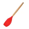 Non-Stick Silicone Spatula Hand Hand Cozinha Resistente a Calor Resistente Espátula para Cozinhar Cozimento Misturando Cookware Cozinha Acessório RRA12425