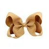 Fashion Baby Hairclips Wstążka Błysk Klipy Klipy Dziewczyny Solid Bowknot Barrette Kids Hair Boutique Łuki Dzieci Akcesoria