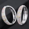 Hoop & Huggie Top Quality Luxury Fashion Earrings Full Austrian Crystal For Women Ladies Important Occasion Essential Accessories