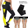 Dames shapers dames 2022 vrouwen sauna afslank broek gewichtsverlies running strakke leggings thermo sweat fitness workout body shaper