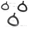 Cockrings Silicone Scrotum Ring Penis Erection Cock Delay Ejaculation Sex Toys For Men Ball Stretcher Male Chastity Device Cockring