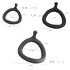 Cockrings Silicone scrotum anneau pénis érection coq délai éjaculation toys pour hommes civière de balle mâle cockring3442662