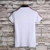 2024 Sport Designer Shirts 2021 Shirt T Snake Bee Floral Embroidery Mens Polos High Street Fashion Stripe Print T-shirt s -shirt