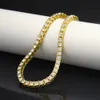 Bracciale gioielli da uomo con catena da tennis ghiacciata con diamanti 2020 con bracciale a catena in oro nero argento 5mm4721915