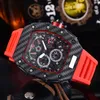 Quartz Watch For Men Casual Sport WristWatch Man Watches Top Brand Luxury Fashion Chronograph Silicone