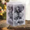 12 sztuk Boże Narodzenie kulki Shatterproorfoodporne Wiszące Xmas Drzewo Ozdoby Wedding Party Home Decoration Ogród Dostawy Wll386