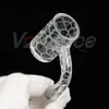 USA Sandblasted Quartz Banger Full Welding Nails 14mm Manliga rökningstillbehör för glasvattenrör dab riggar bongs