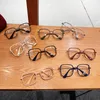 Vintage grote ogen computer bril retro vierkant blokkingsframe met anti blauw licht lenzen mode geek eyewear