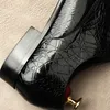 Handmade Genuine Patent Leather Dress Formal Shoe High Quality Italian Design Pointed Toe Oxfords Social Wedding Shoes Men G4