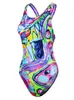 Yingfa 676 Neue Mädchen Bademode Professionelles Training Wettbewerb Badeanzug Einteiliger Badeanzug Bodysuit Frauen Schwimmanzug 210305