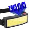 Pochodnia reflektorów do pracy Camping Przenośny styl COB LED Reflektor Reflektor wbudowany bateria USB Lampa głowy