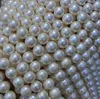 10–11 mm weiße Naturperlen-Perlen-Halskette, 36 cm, Brautschmuck, Geschenk, Halsreif, Großhandel mit Halbzeugen