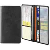 Auto Organizer Auto -Führerschein Abdeckung PU Leather Registrierungsversicherung Antriebsdokumente Inhaber Protective Case1700379