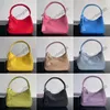 Ny mode designer damer handväska axelväska mini strap crossbody väskor högkvalitativ importerad nylon presenning mångfärgad handväska 21cm