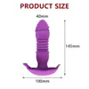 Huge Dildo Vibrators Anus Butt Plug Male Prostate Massager Adult Toys Anal Remote Telescopic Sex for Men 211015