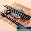 1 par chinês de utensílios chineses pauzinhos japoneses sushi vara liga antiderrapante chopsticks reutilizáveis ​​pauzinhos alimento pau de mesa