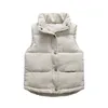 Automne Filles Gilet chaud Hiver Garçons Épaissir Enfants Vêtements d'extérieur Adolescents Enfants Coton Vestes Gilet 3-10Y 211011