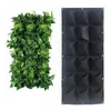 Tenture murale Sacs de plantation Poches noires Sac de culture Planteur Vertical Jardin Légumes Vivant Bonsaï Fleur Plante Pot Accueil Fourniture 210615