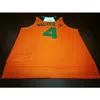 Chen37 Goodjob Men Youth Women #4 Lonnie Walker IV Canes Miamii College Basketball Jersey Size S-6XL أو مخصصة أي اسم أو قميص رقم