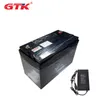 GTK Batterie Li-ion rechargeable 12 V 150 Ah avec cellule lithium-ion 4 S BMS pour stockage d'énergie, bateau de pêche, réverbère solaire, vélo électrique, scooter électrique