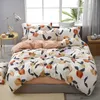 Cute Pink Peach Printed Girl Boy Kid Bed Cover Set Duvet Adult Child Sheets Pillowcases Comforter Ding 61066