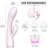 Nxy Sex Vibratori g Spot Coniglio Stimolazione del clitoride Dildo impermeabile Giocattoli per le donne Stimolatore del clitoride 9 Vibrazione Doppio motore 1209