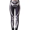 Leggings pour femmes 2022 White Style Femmes hautes Legging Pantalon imprimé hiver