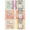 50% taille accessoire argent Cad fête canadienne Dollar Canada billets de banque faux Notes film argent pour Tiktok Youtube jeux de fête