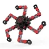 Fidget Spinners oyuncakları deforme edilebilir parmak ucu el stres oyuncak mekanik spinner makine zinciri bulmaca çocukları dekompresyon diy jiroskop