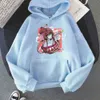 Kawaii Zombie Land Saga Revenge Hoodies Sweatshirt Anime Manga Lose Kapuze Langarmärmel Streetwear Pullover Kleidung Crewneck Y0820