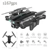 2021 Professionell 4K Dual Camera HD Drone 5G WiFi GPS Plats Positionering Flygplan RC Helikoptrar Intelligent Retur Quadcopter