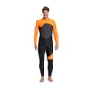 Men039S helkropp Wetsuit 3mm män Neopren långa ärmar dykdräkt perfekt för simningcuba divingsnorkelingsurfing orange6329587