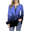 Chemise Blanche Oversize Winter Dames V-hals Butterfly Sleeve Print Tshirts Dame Katoen Casual Losse Plus Size Streetwear Mujer 210604