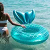 Zeemeermin met rugleuning zwembad opblaasbare zwemring volwassen zwemmen ronden zwembad zwevende ring zwembad strand feest speelgoed