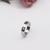 4mm 5mm 6mm titane acier argent bague d'amour hommes et femmes or rose anneaux amoureux couple bague pour cadeau de mariage mode classique Jewe240S