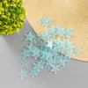 4 Color 3D Stars Luminous Fluorescent Wall Stickers With Adhesive Baby Kids Rooms Decoration 3cm 268 U2