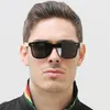 Роскошные дизайнерские мужские солнцезащитные очки красочные моды поляризованные солнцезащитные очки для мужчин бамбук + металлическая рамка против UV400 P20842