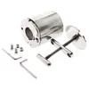 NXY Cockrings 800G Stainless Steel Bucket Heavy Ball Stretcher Squeezer Scrotum Hänge Lås BDSM Testikel Vikt Tortyr Man Fetisch Sexleksaker 1124