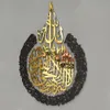 Klistermärken Ayatul Kursi Art Akryl Trähemväggdekor Islamisk kalligrafi Ramadan dekoration Eid 210308