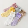 2021 Dzieci Bowknot Socks Cute Mesh Oddychana rurka dla niemowląt Sprężyna i lato 8506399