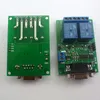 Circuits intégrés Module de relais de port série à 2 canaux DC 12V PC Ordinateur USB RS232 DB9 RS485 UART Télécommande Switch Board pour Smart Home